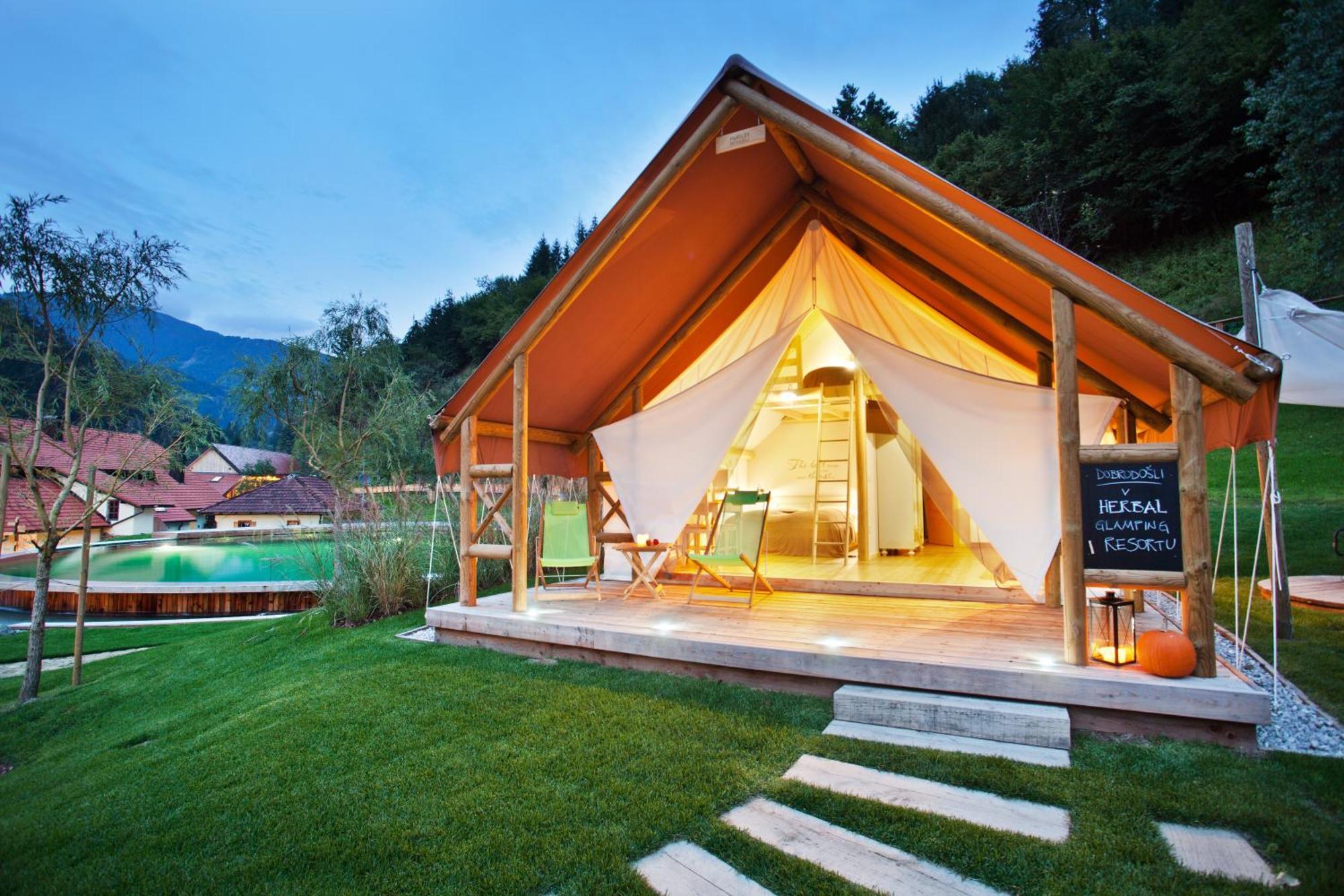 Herbal Glamping Resort Ljubno Екстериор снимка
